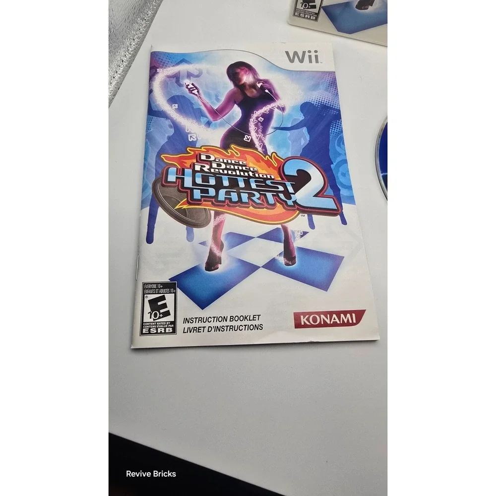 Dance Dance Revolution: Hottest Party 2 (Nintendo Wii, 2008) CIB Complete Tested